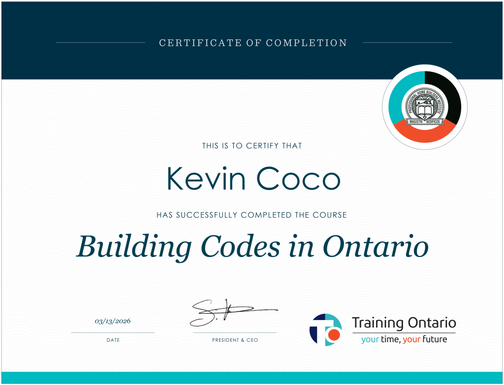 Building Codes in Ontario - Kevin Coco